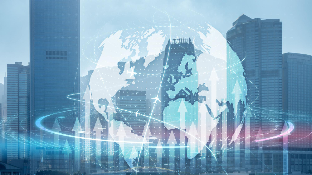 Global-business-growth-with-cityscape